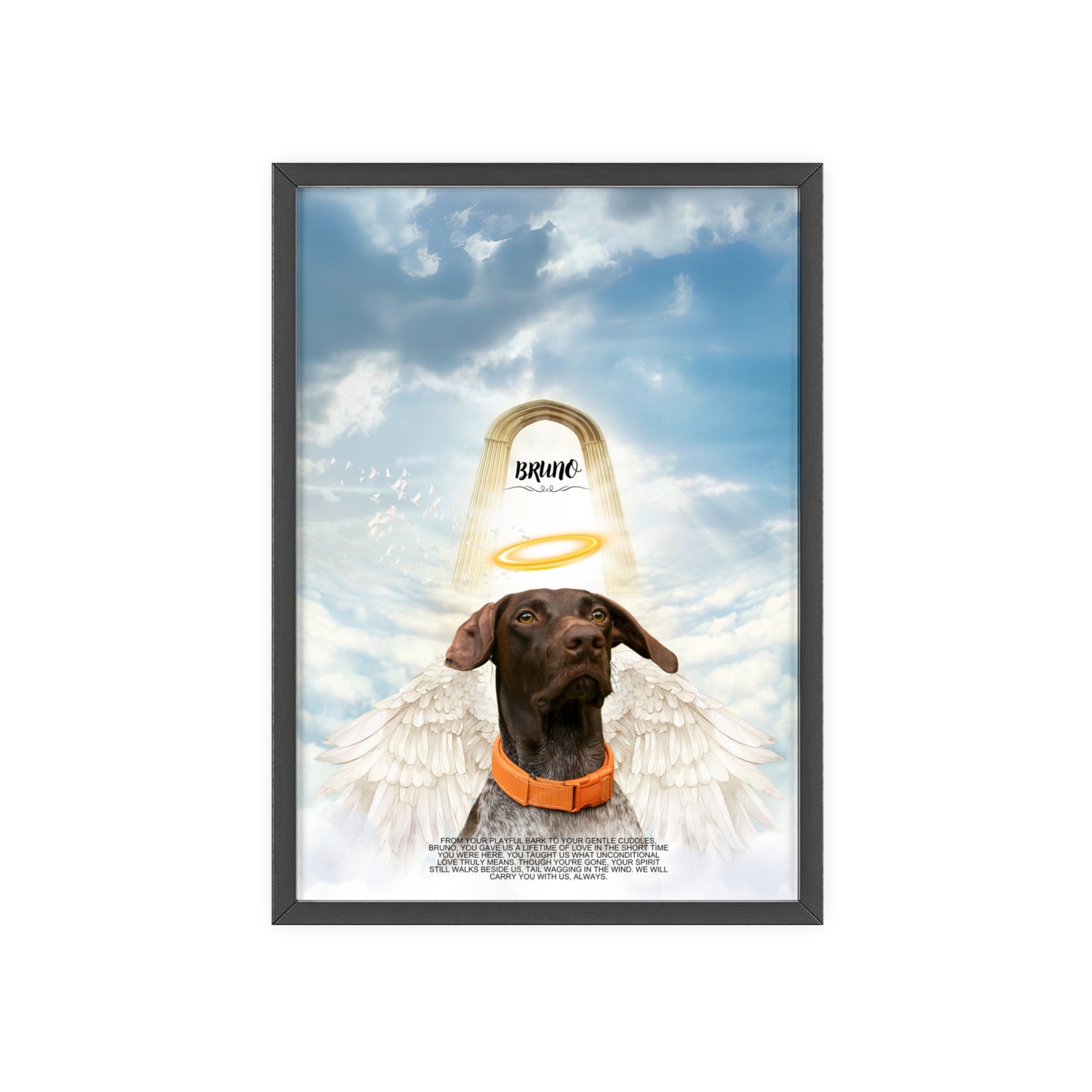 Custom Pet Memorial Poster