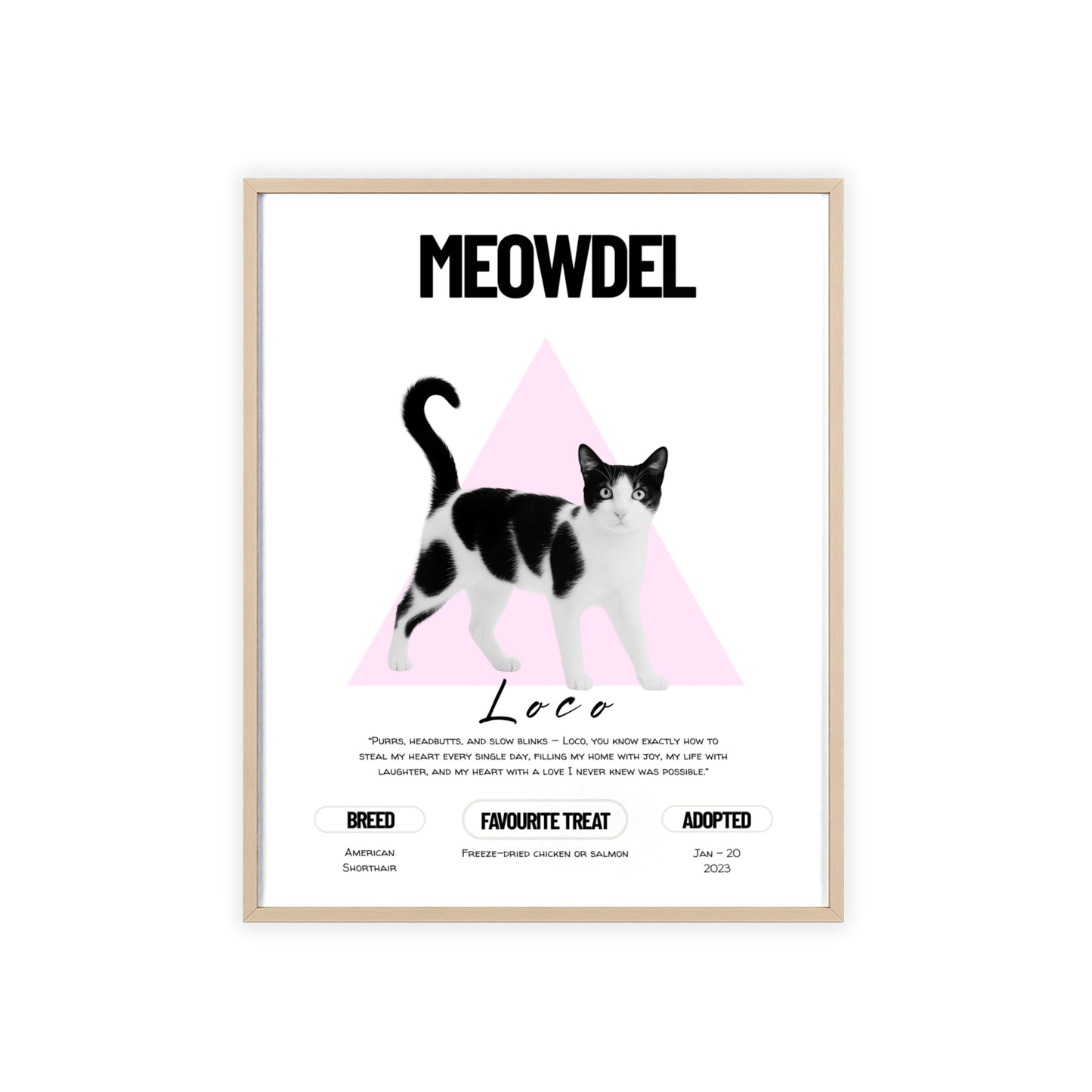 Custom Pet Minimalist Poster