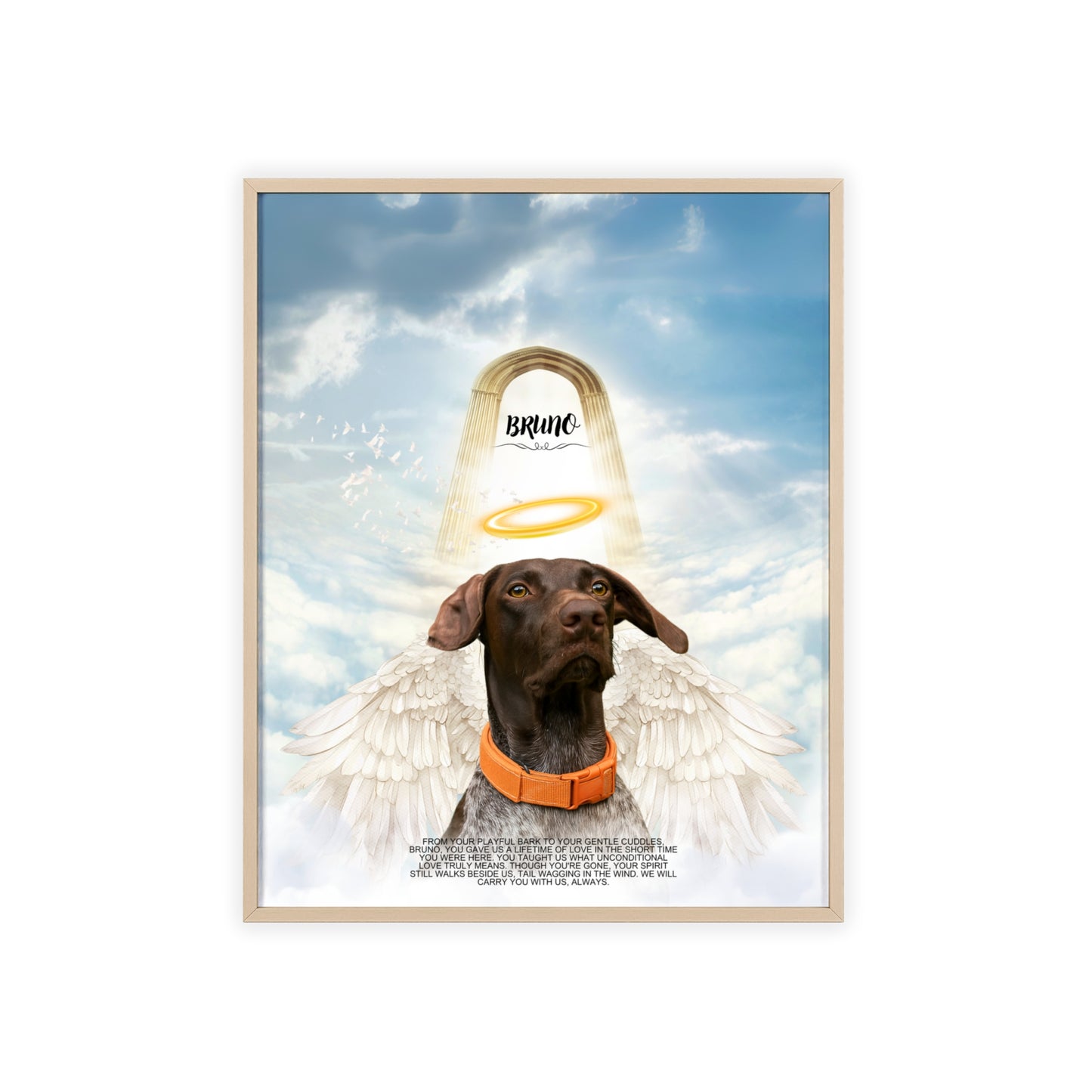 Custom Pet Memorial Poster
