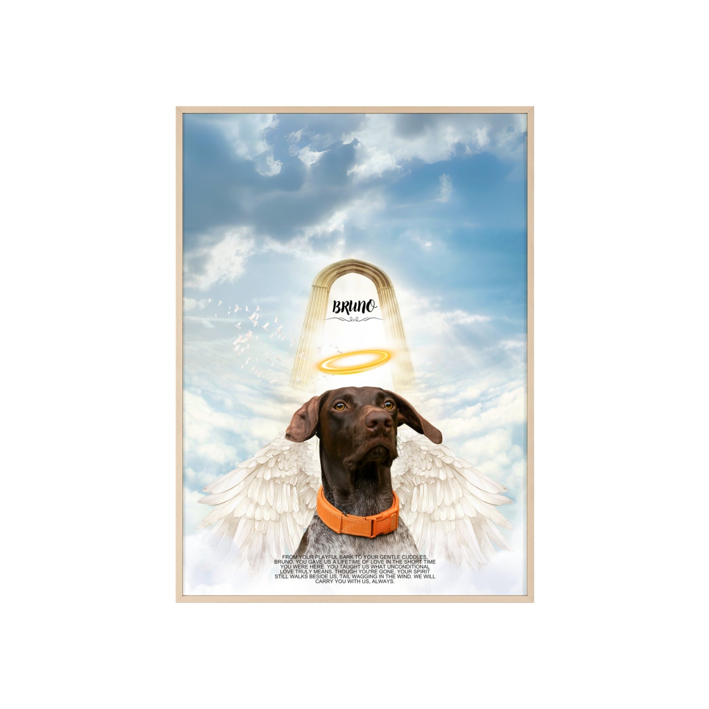 Custom Pet Memorial Poster