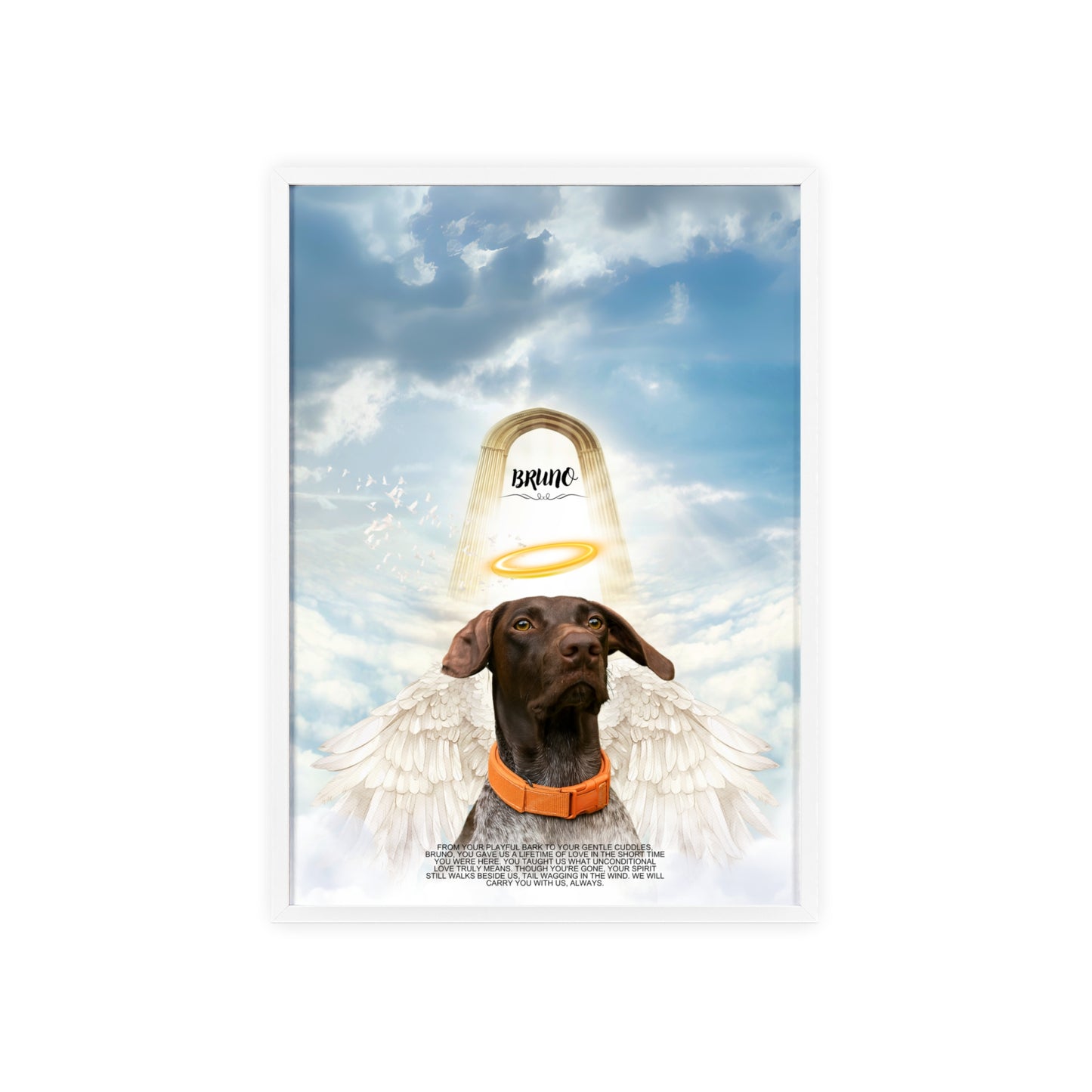 Custom Pet Memorial Poster