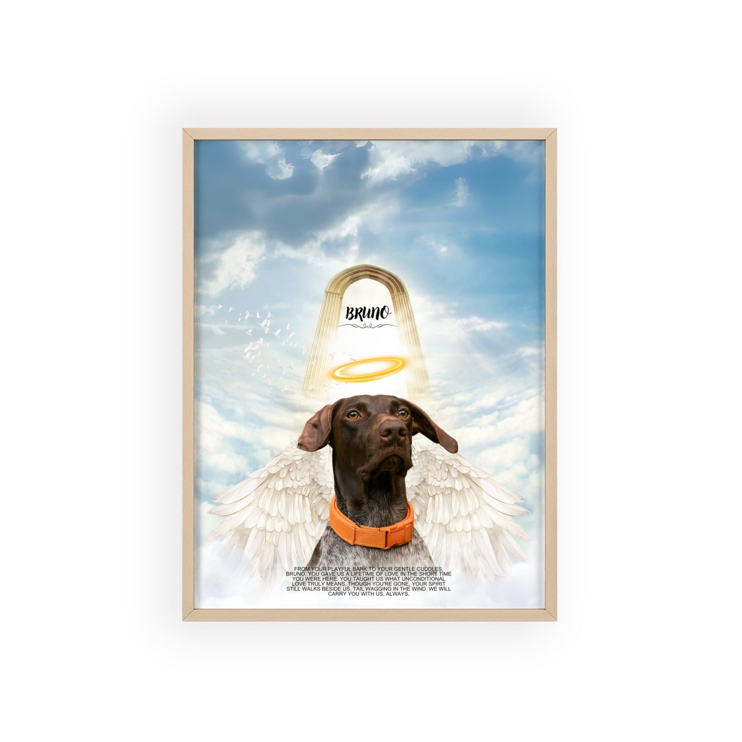 Custom Pet Memorial Poster