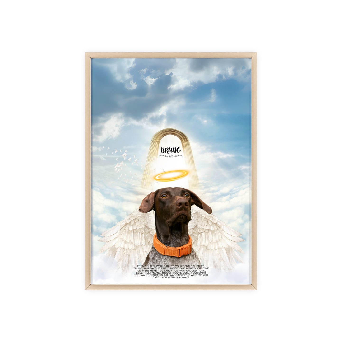 Custom Pet Memorial Poster