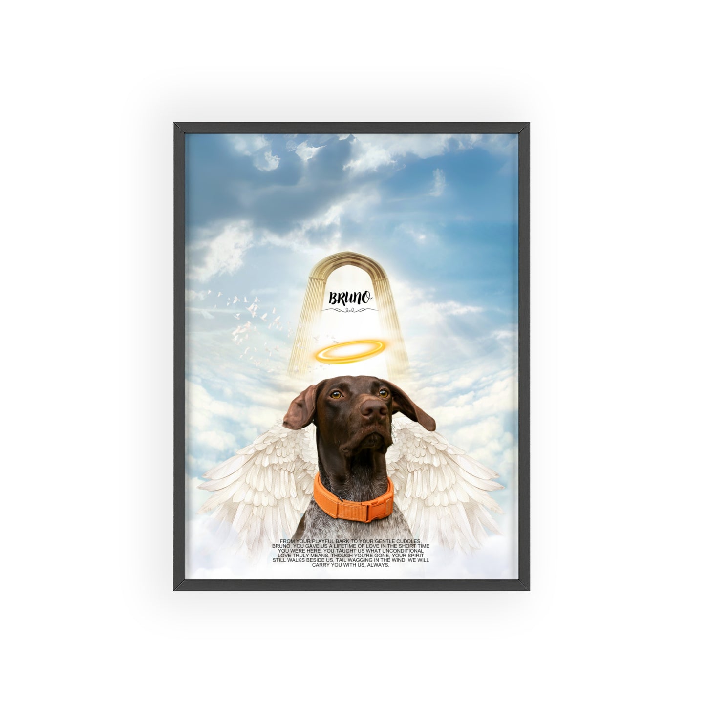 Custom Pet Memorial Poster