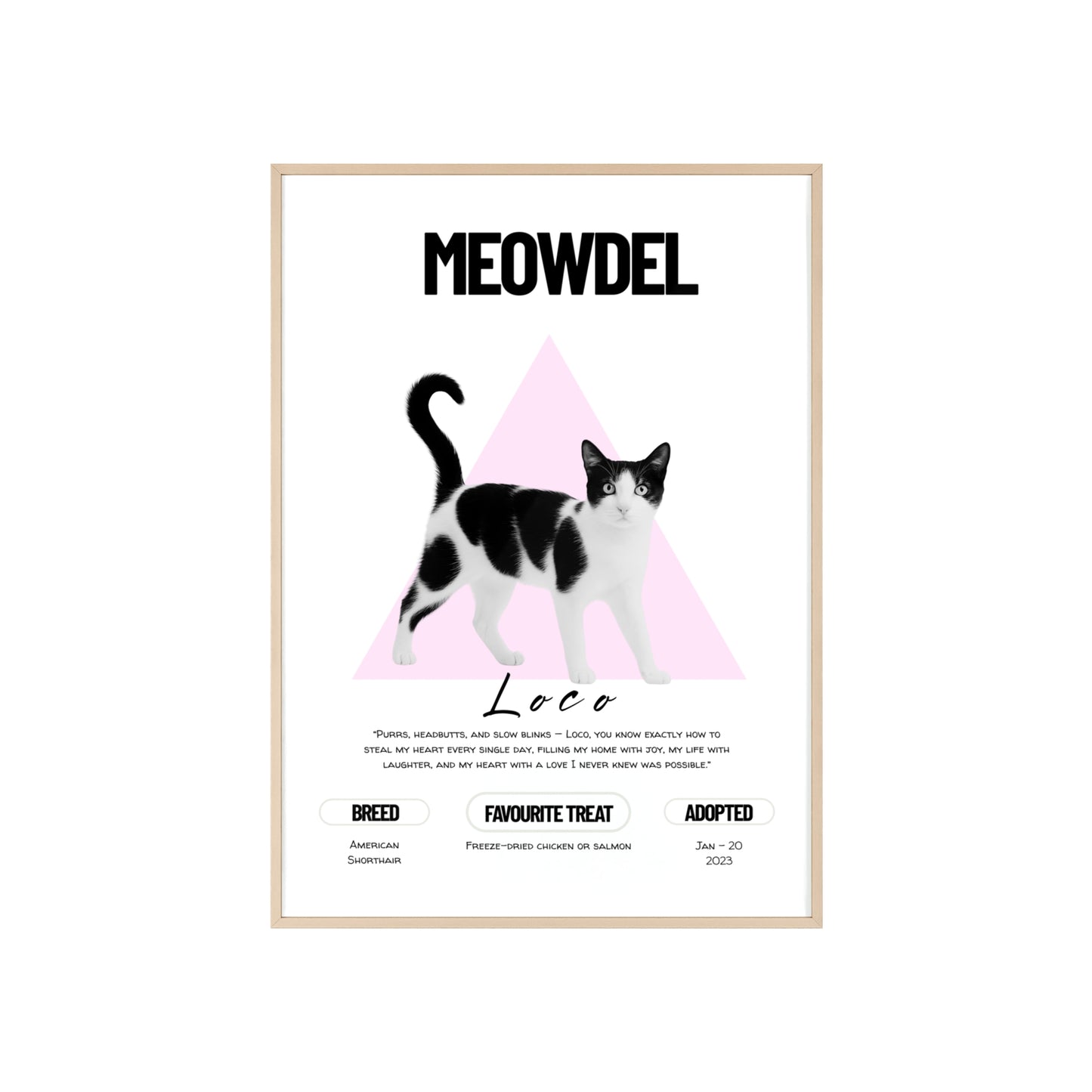 Custom Pet Minimalist Poster