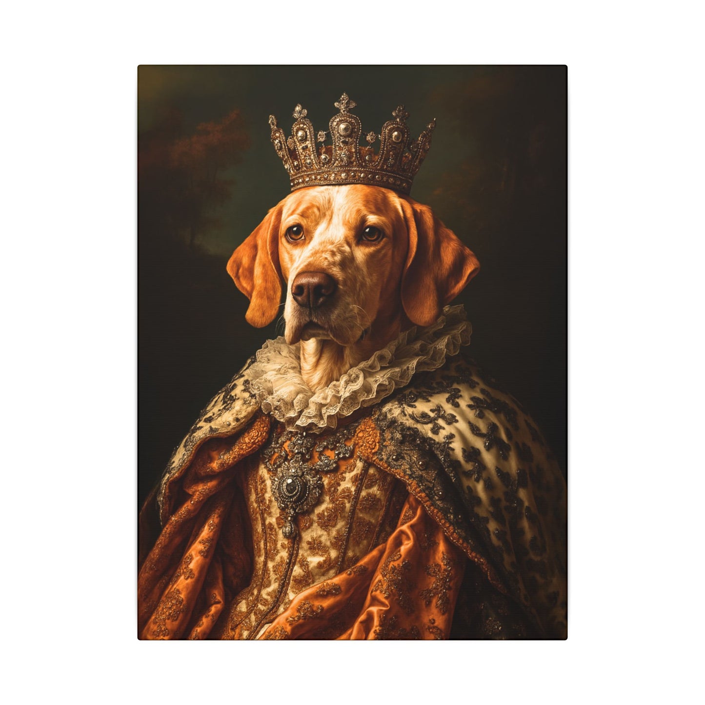 Custom Royal Pet Canvas Art - Male