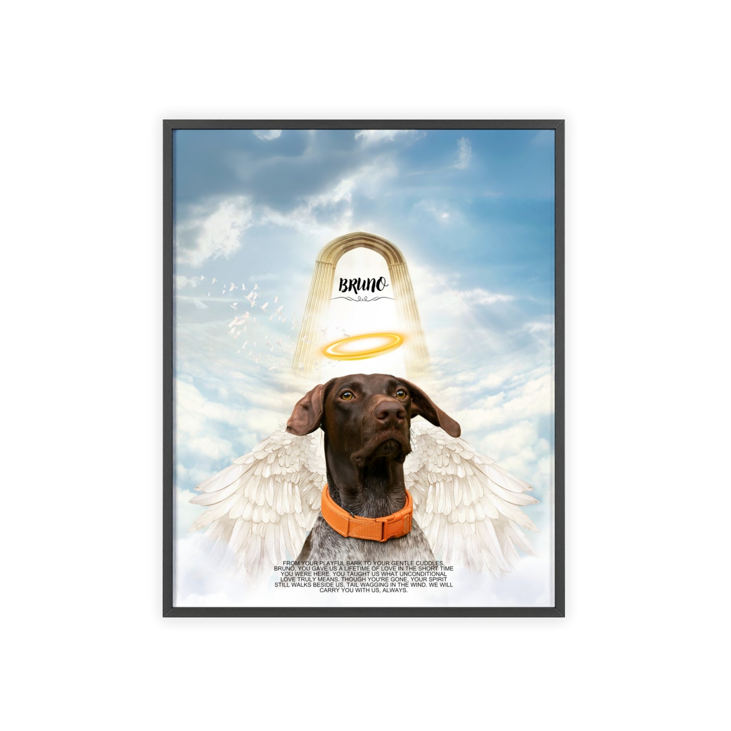 Custom Pet Memorial Poster