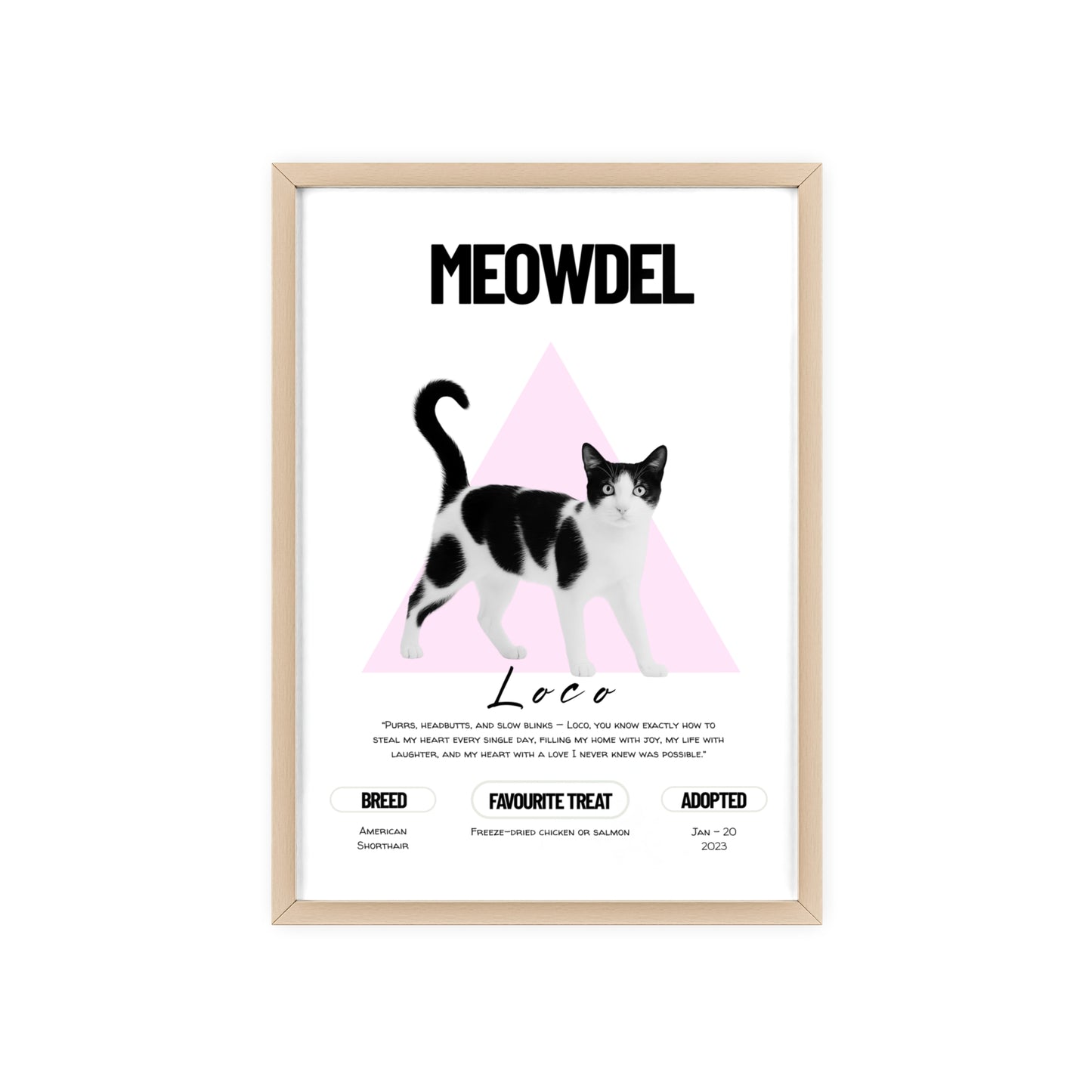 Custom Pet Minimalist Poster