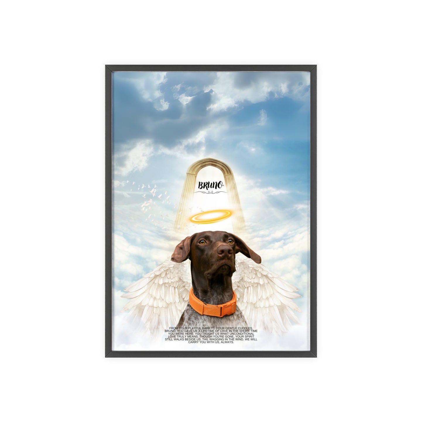 Custom Pet Memorial Poster