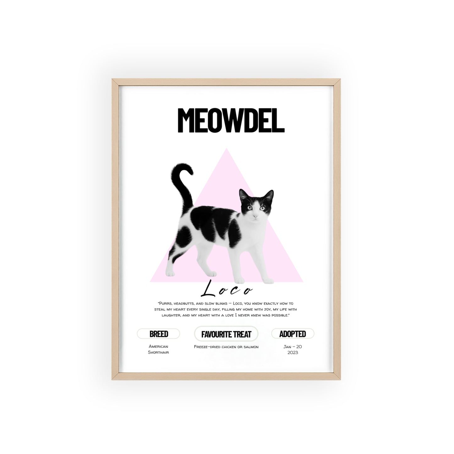 Custom Pet Minimalist Poster