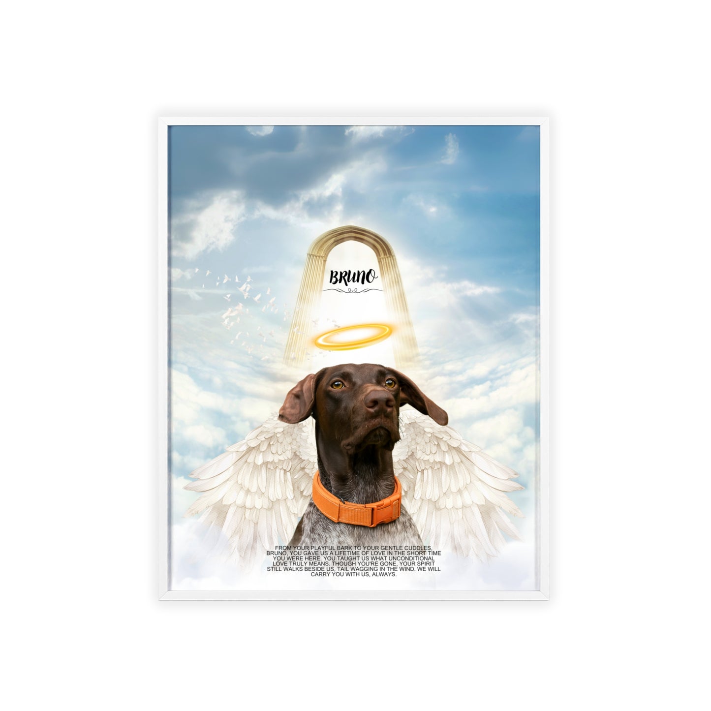 Custom Pet Memorial Poster