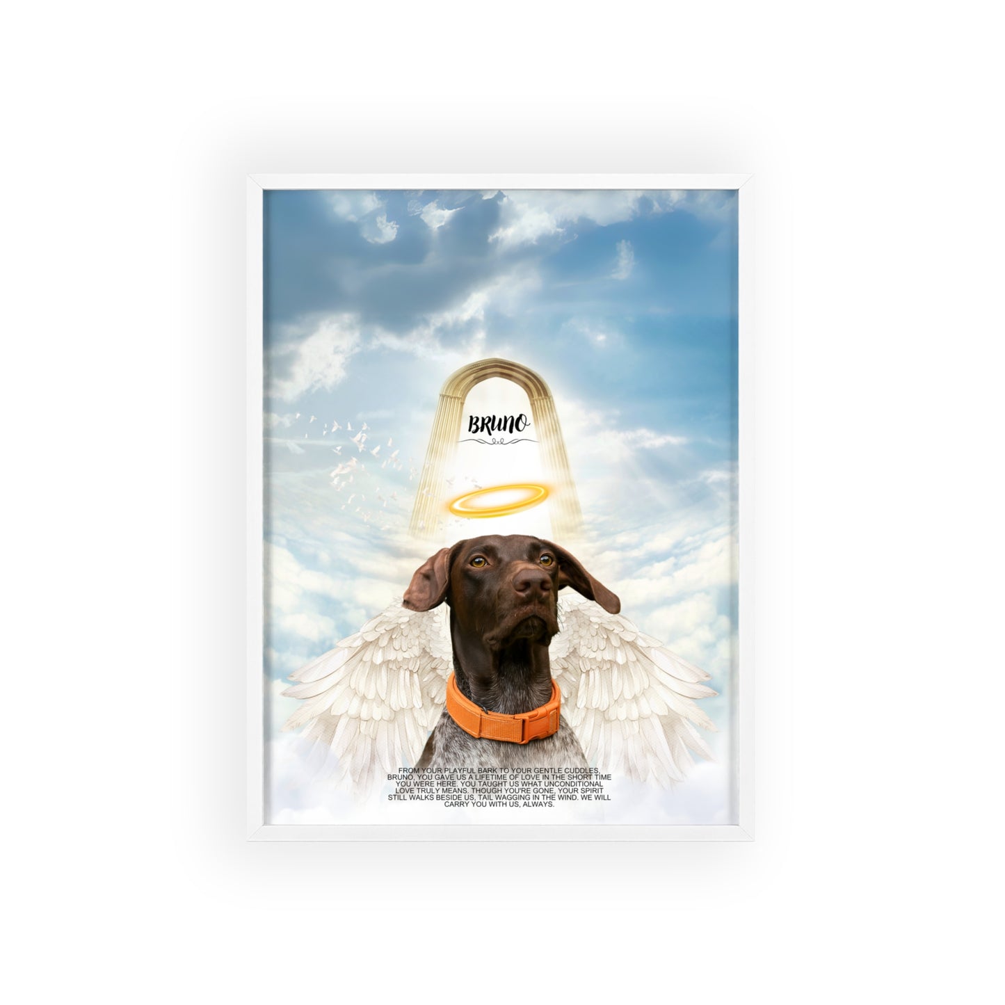 Custom Pet Memorial Poster