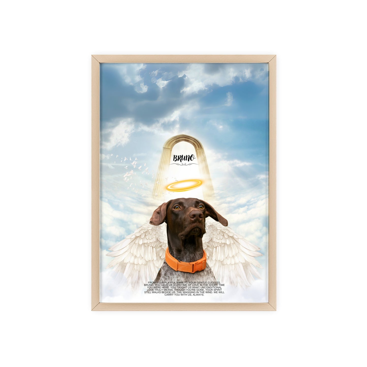 Custom Pet Memorial Poster