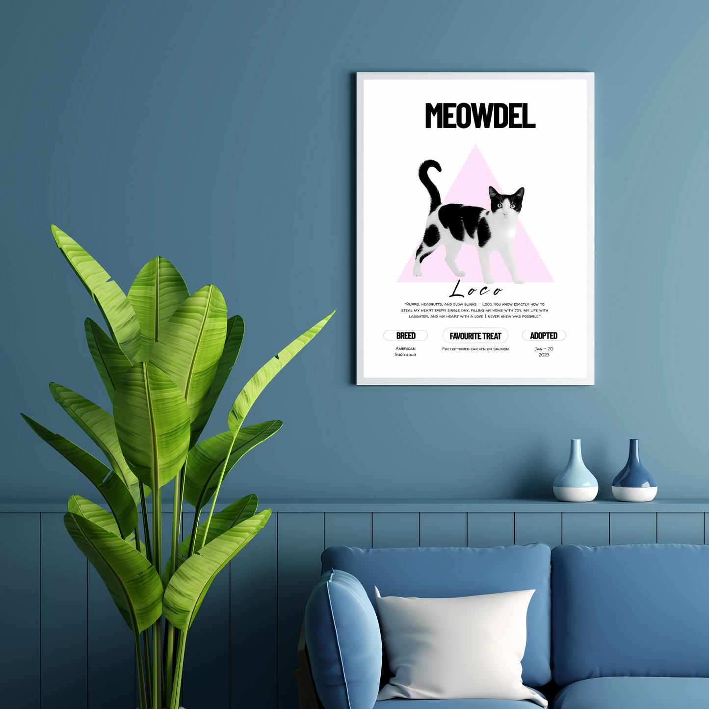 Custom Pet Minimalist Poster