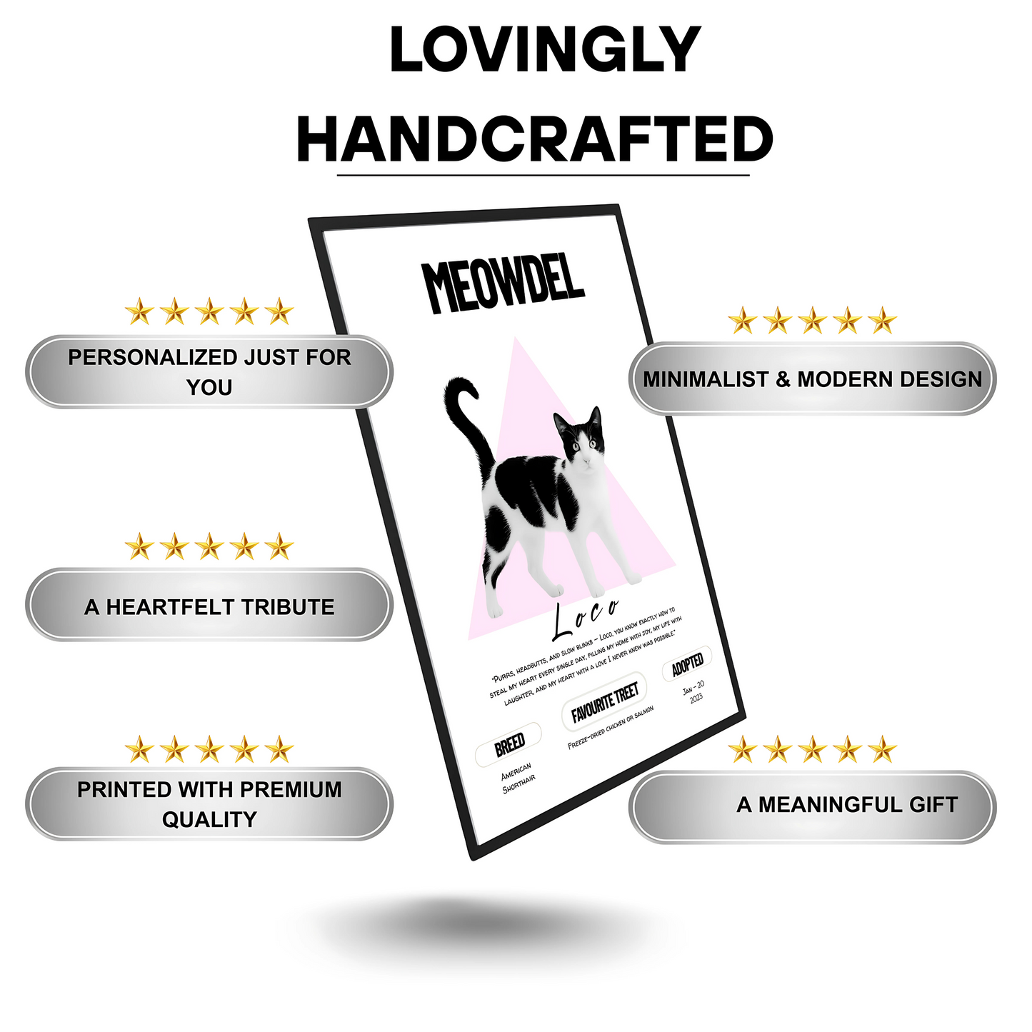 Custom Pet Minimalist Poster