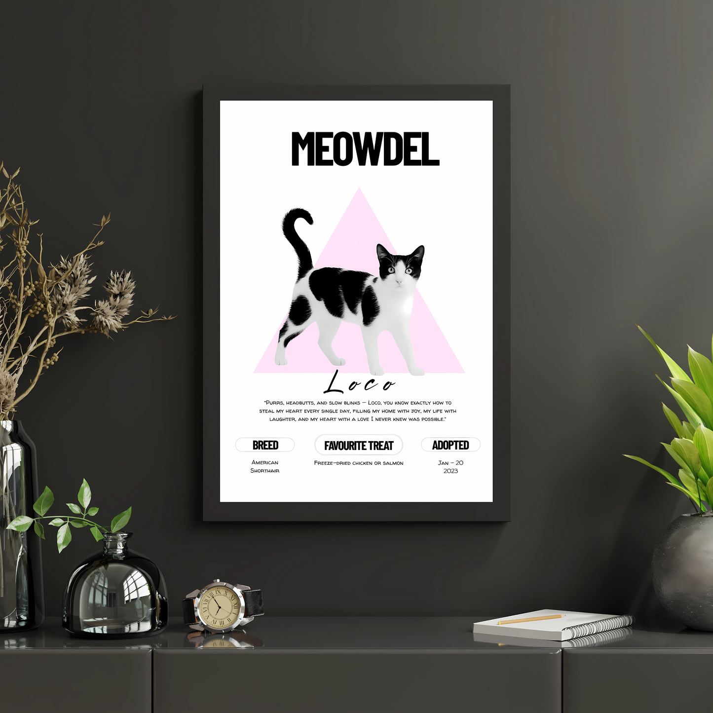 Custom Pet Minimalist Poster