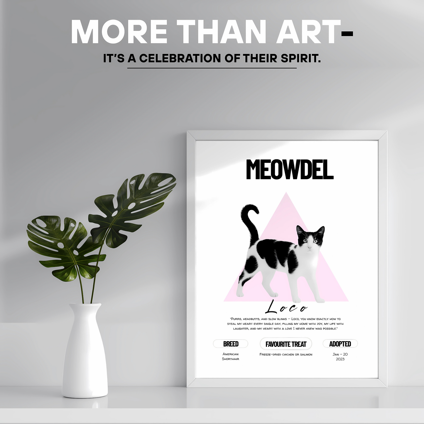 Custom Pet Minimalist Poster