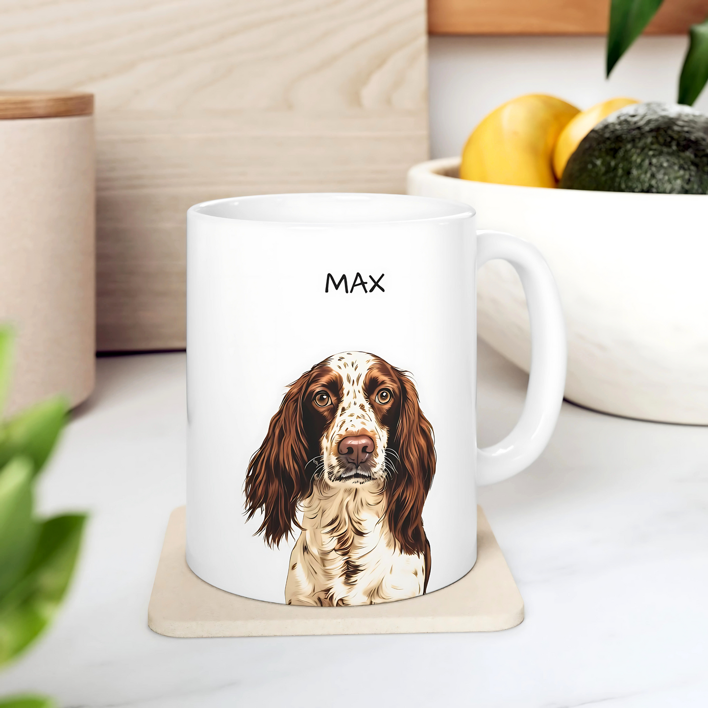 Personalized Pet Lover Ceramic Mug - Perfect for Pet Portraits - 11 & 15 Oz Options