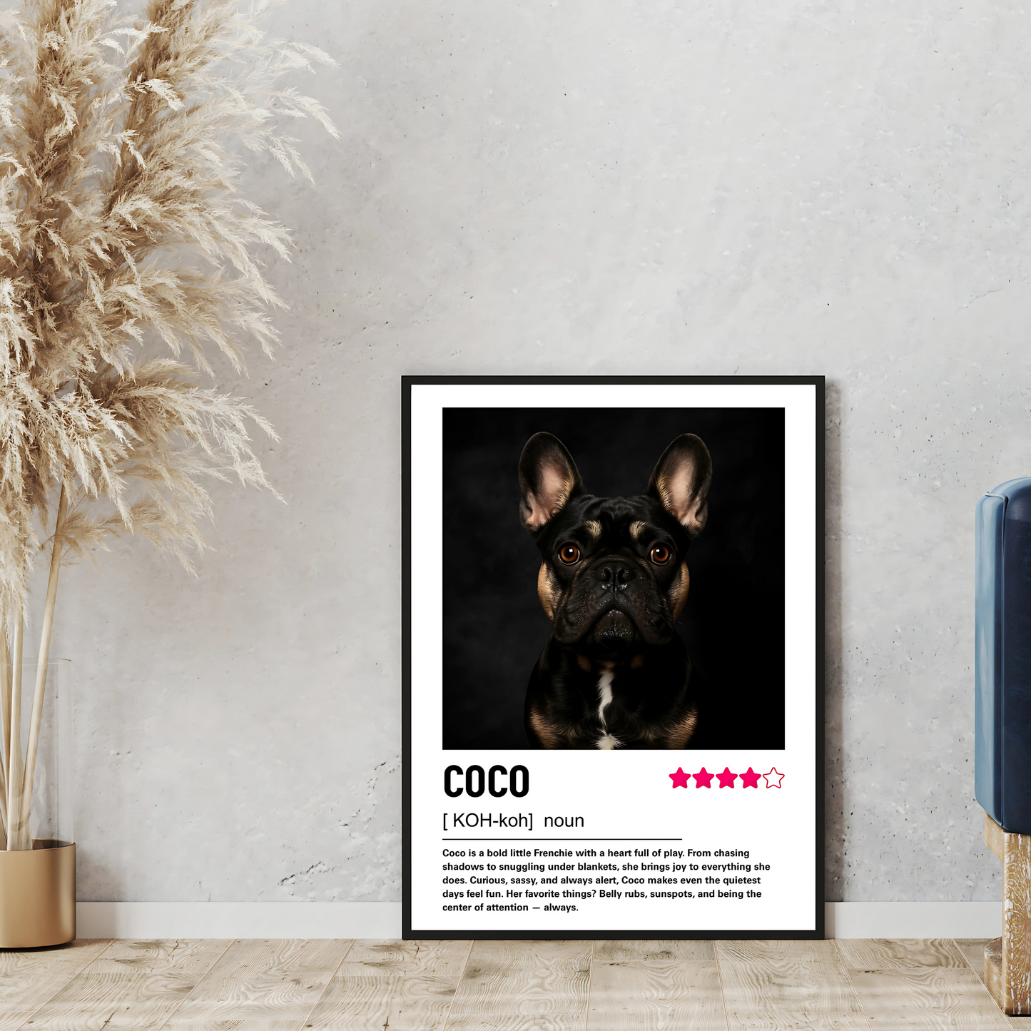 Custom Contemporary Pet Portrait