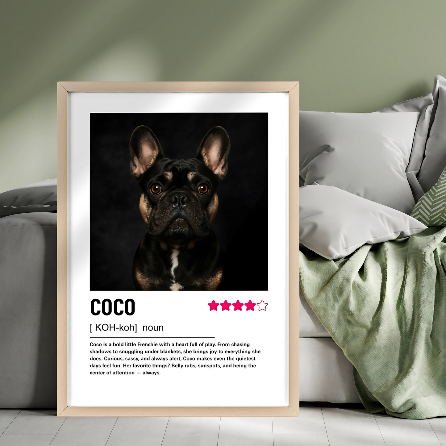 Custom Contemporary Pet Portrait