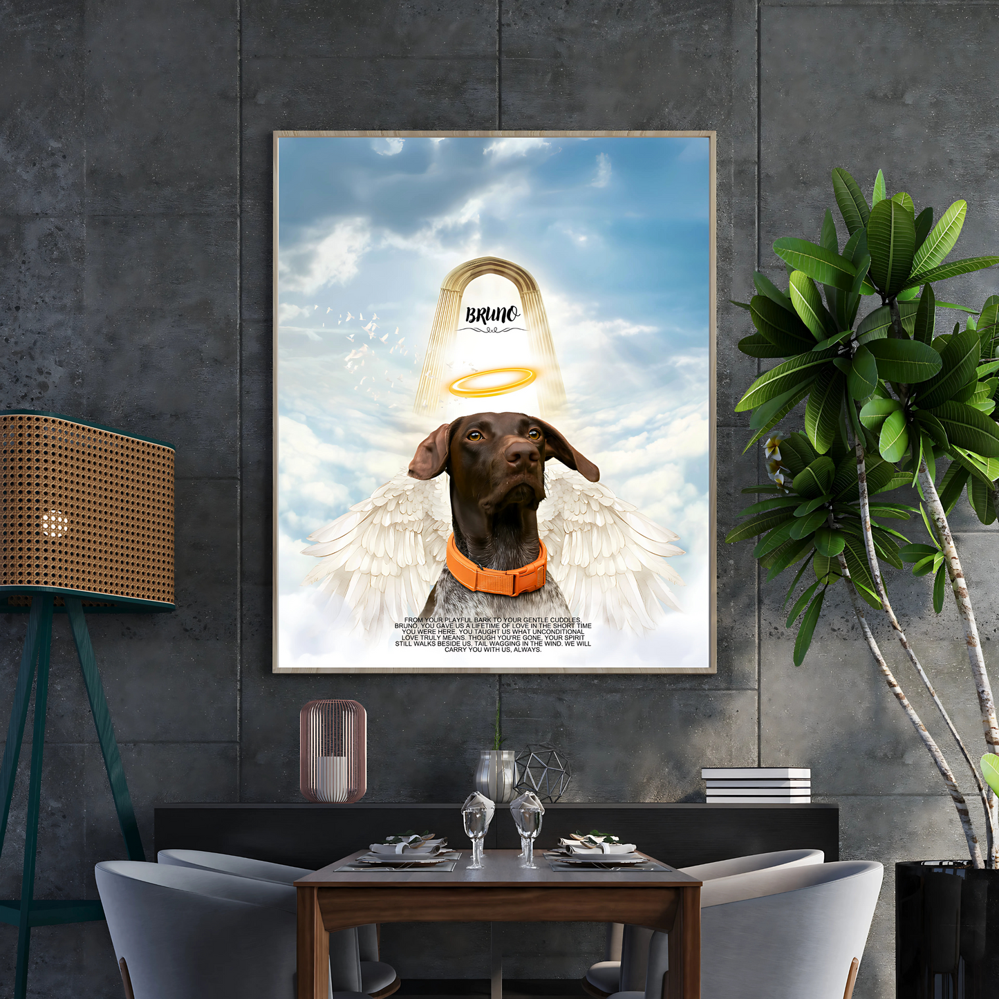 Custom Pet Memorial Poster