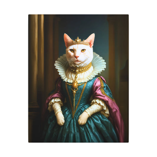 Custom Elegant Pet Canvas Art - Female
