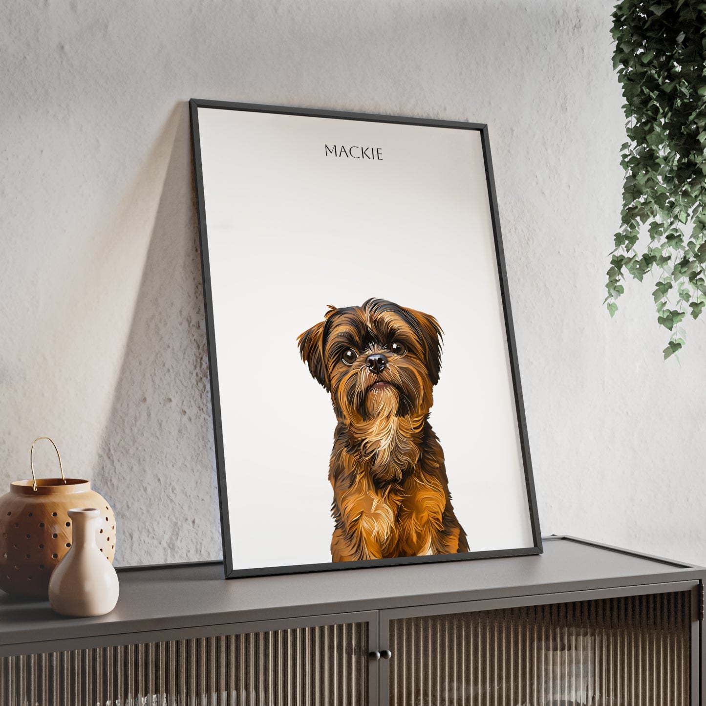 Custom Oil Paint Pet Poster