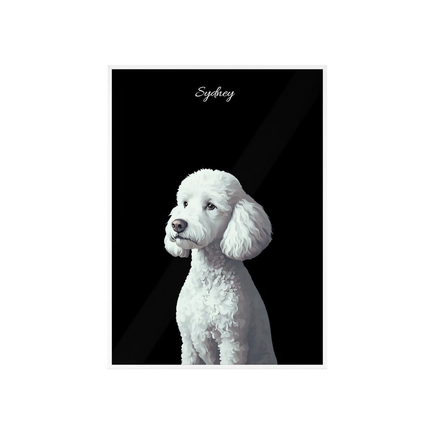 Custom Water Paint Pet Poster