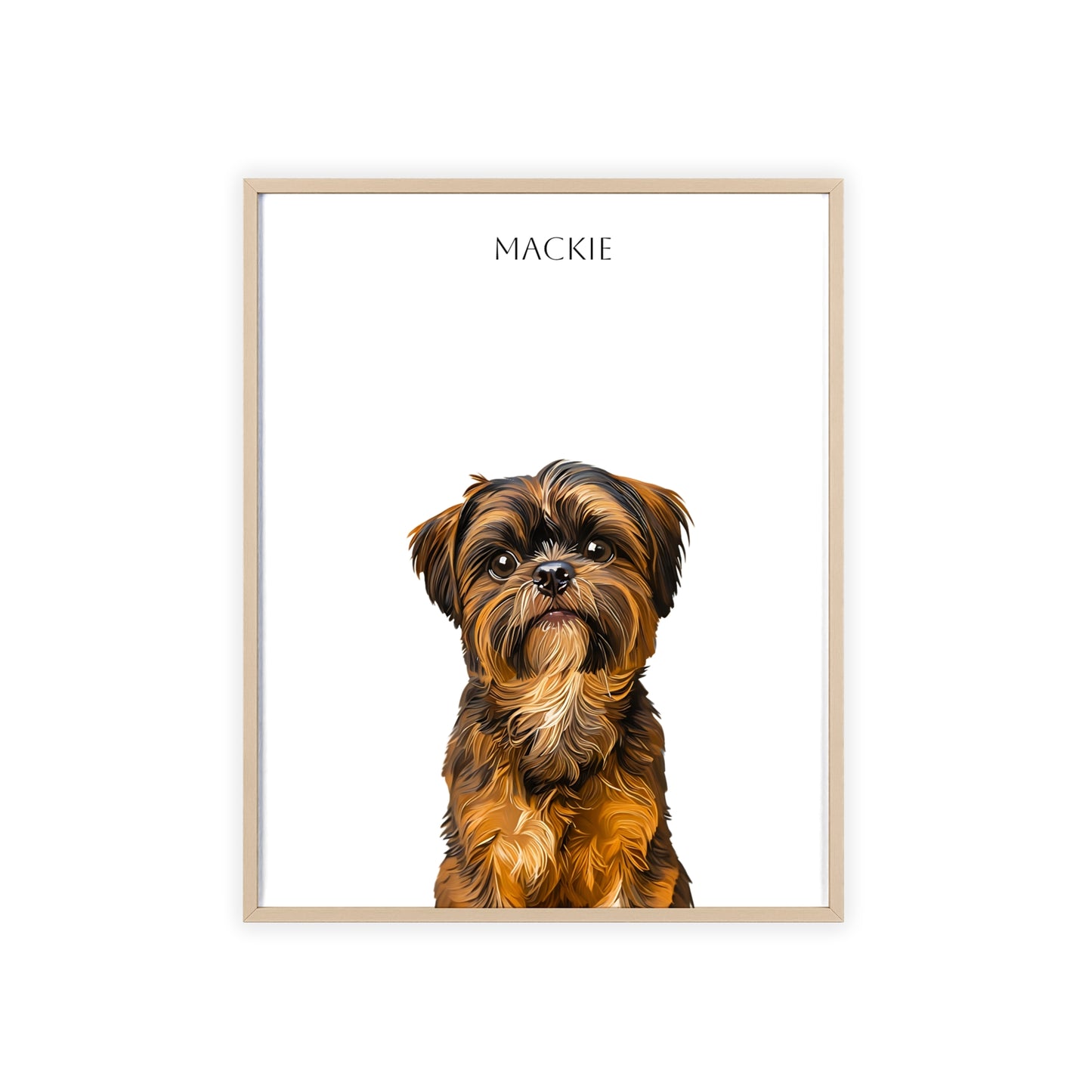 Custom Oil Paint Pet Poster