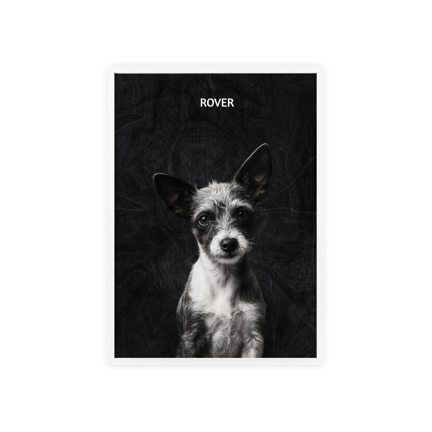 Personalized Pet Wall Art with Wooden Frame, Custom Dog Portrait, Home Decor for Animal Lovers, Gifts for Dog Owners, Unique Dog Artwork