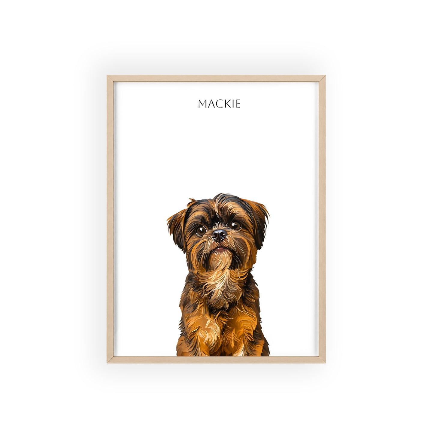 Custom Oil Paint Pet Poster