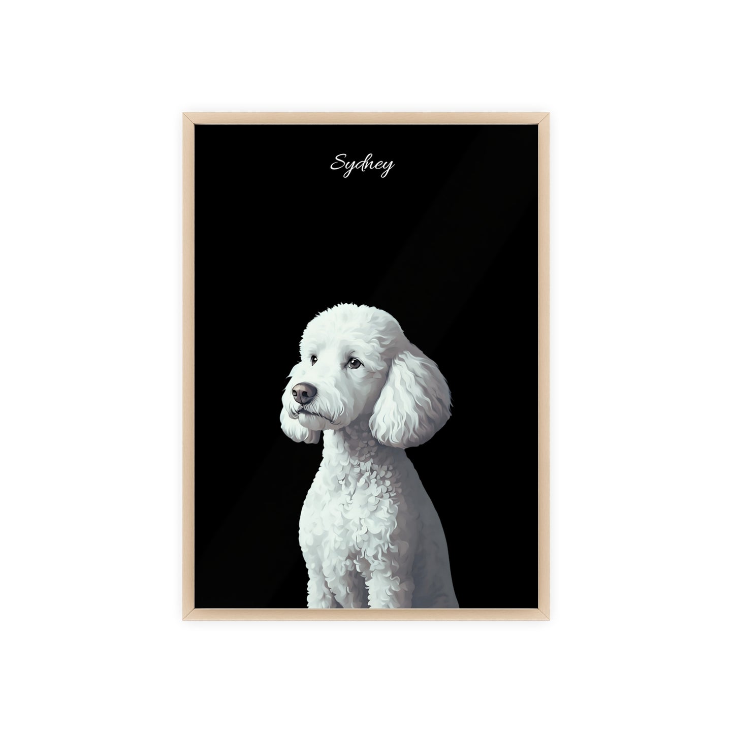 Custom Water Paint Pet Poster