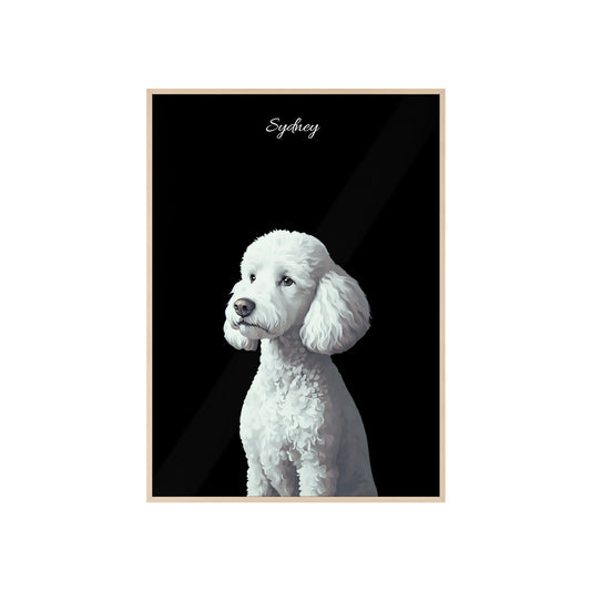 Custom Water Paint Pet Poster
