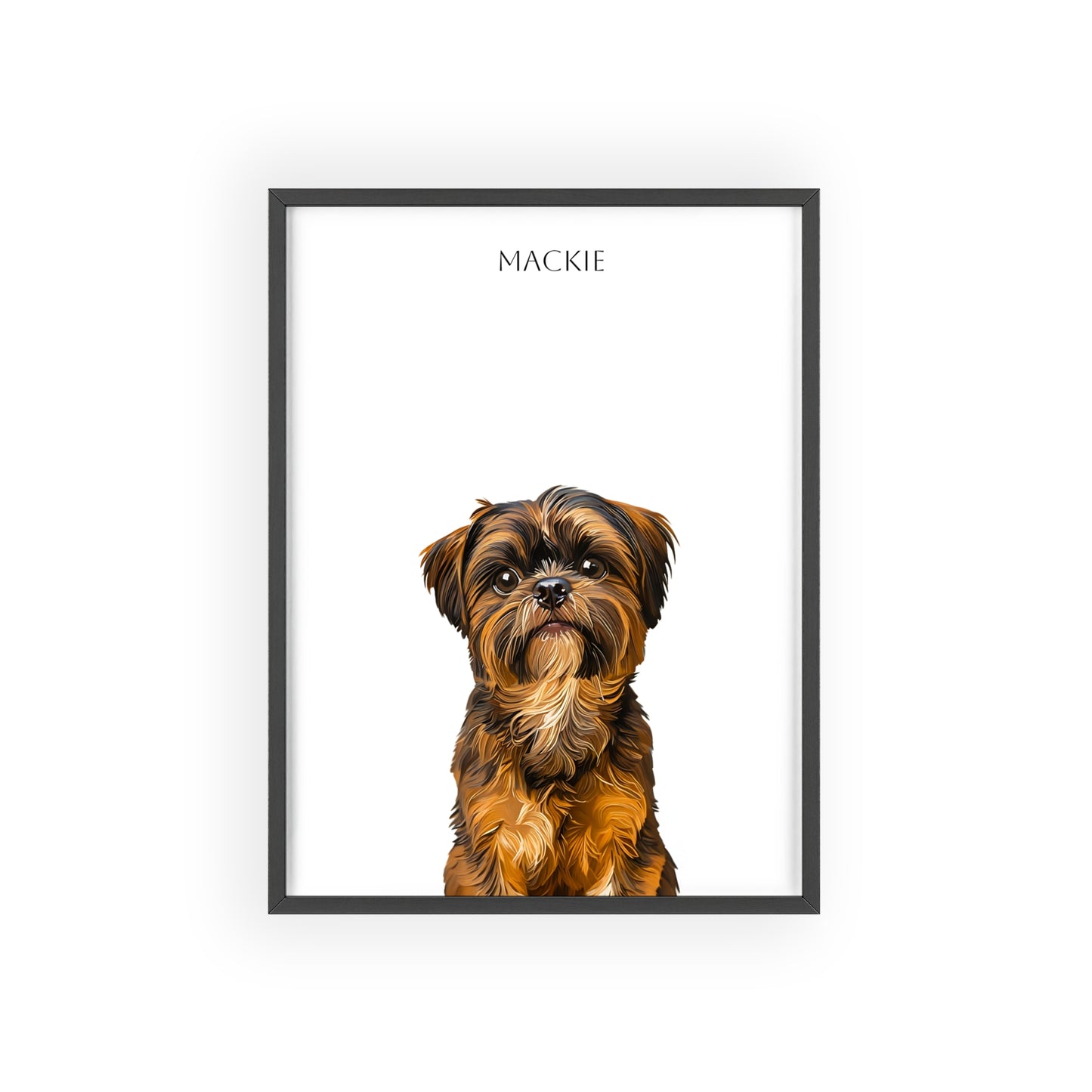 Custom Oil Paint Pet Poster