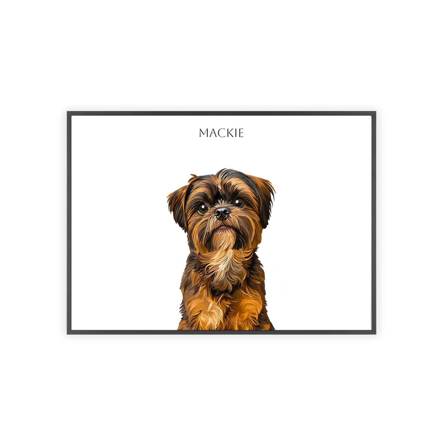 Custom Oil Paint Pet Poster