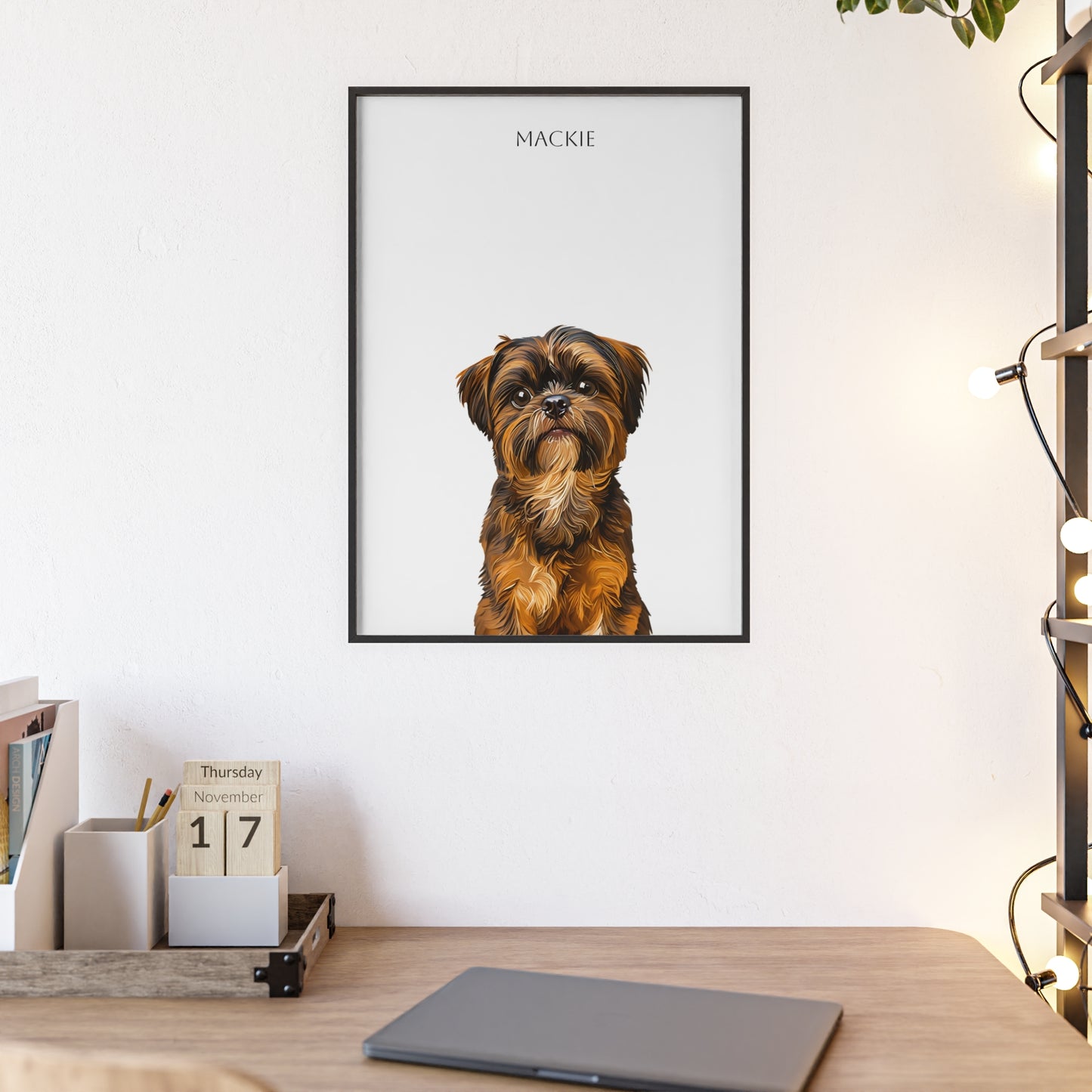 Custom Oil Paint Pet Poster