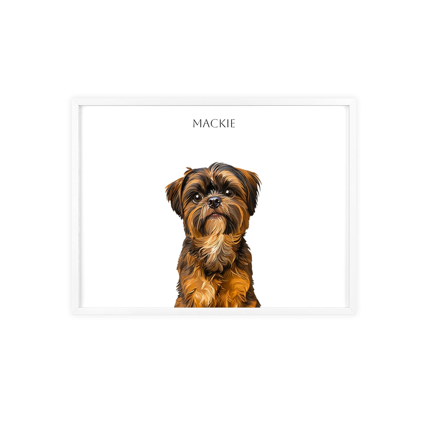 Custom Oil Paint Pet Poster