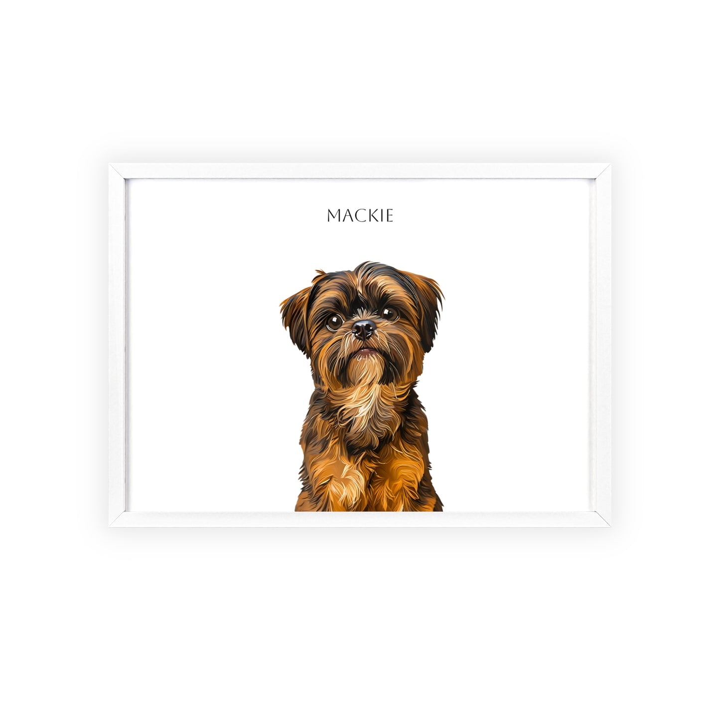 Custom Oil Paint Pet Poster