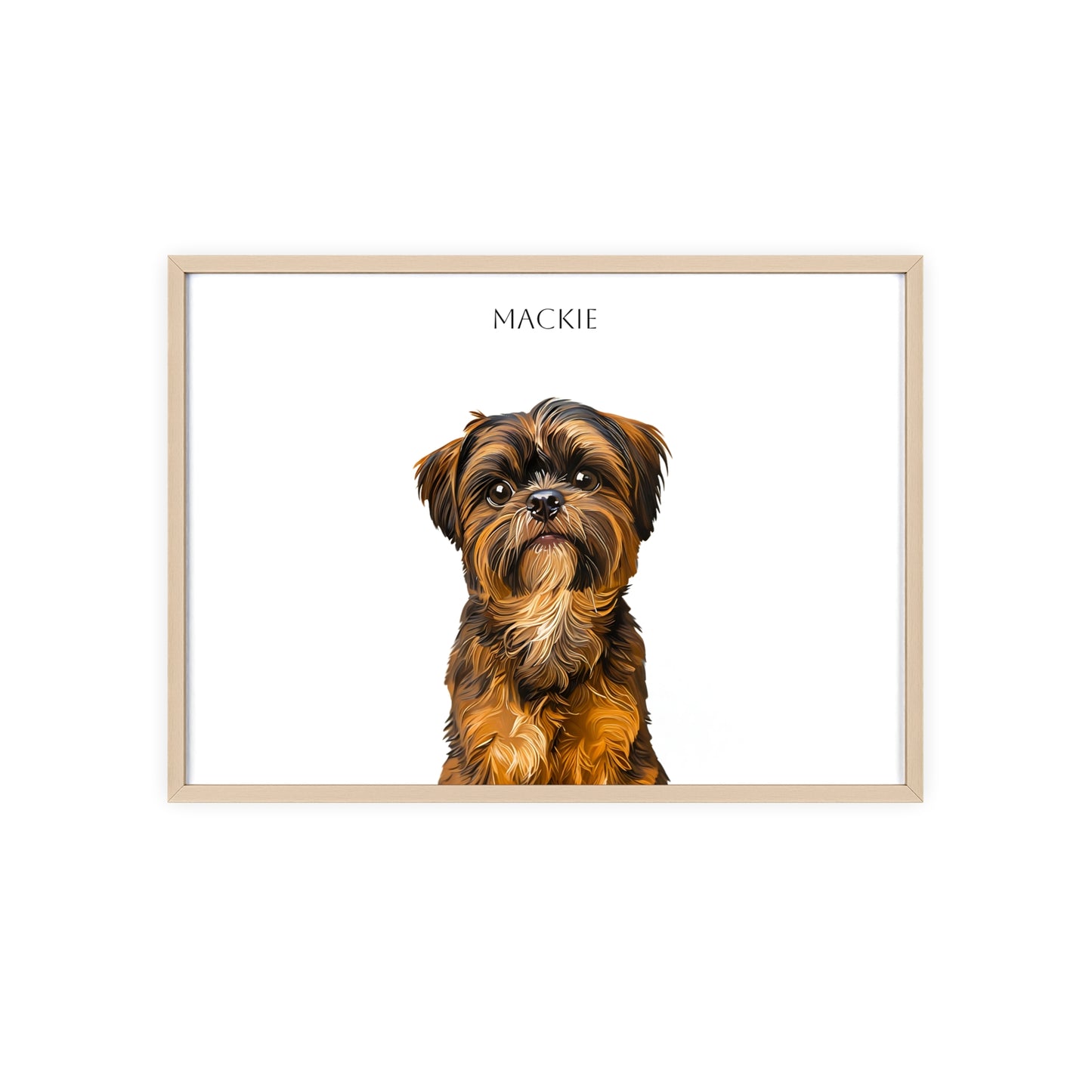 Custom Oil Paint Pet Poster