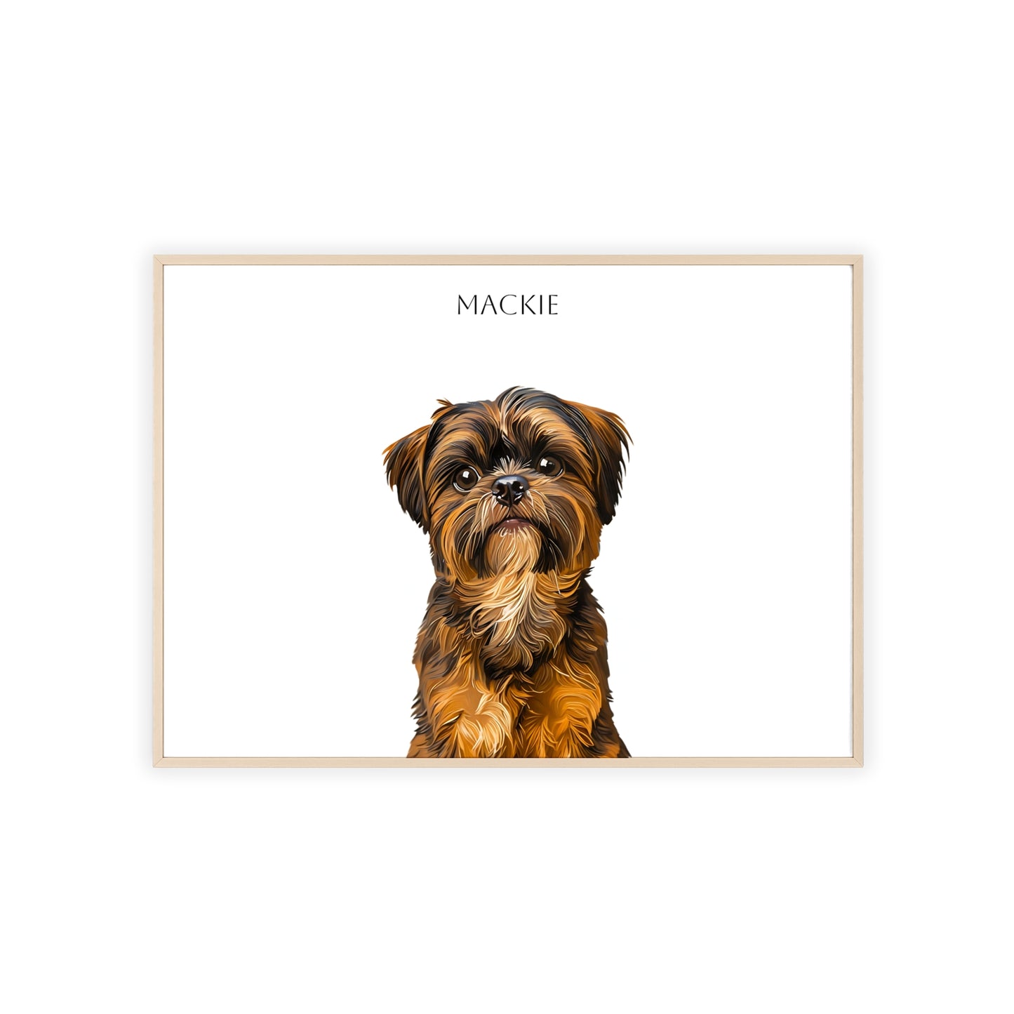 Custom Oil Paint Pet Poster