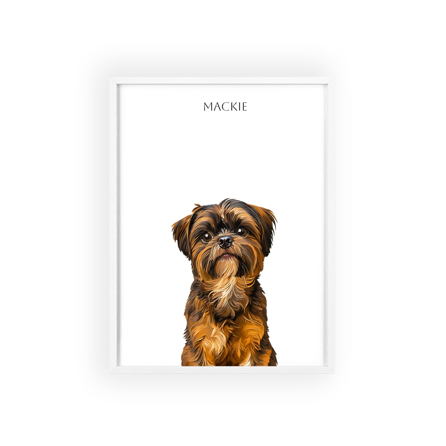 Custom Oil Paint Pet Poster