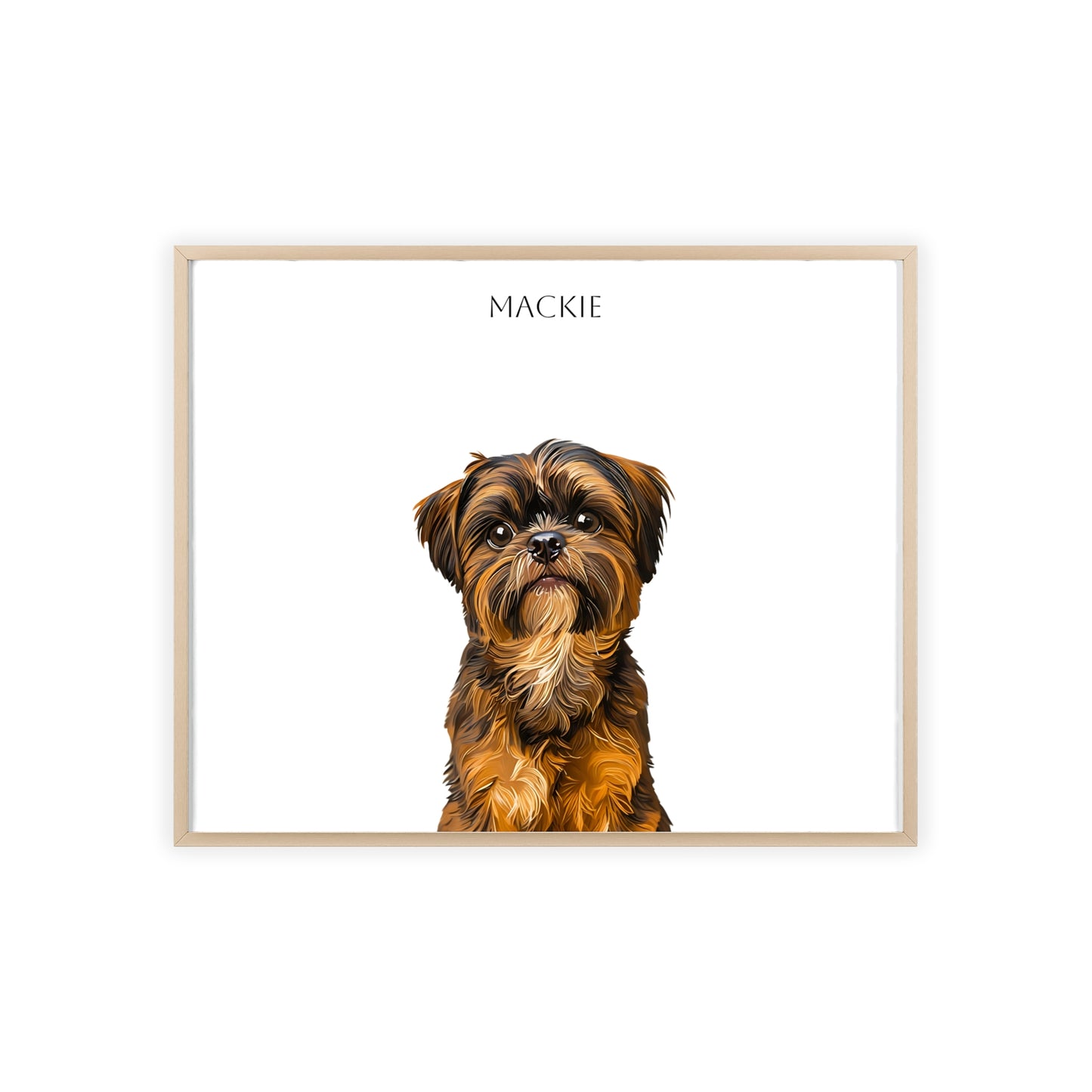 Custom Oil Paint Pet Poster