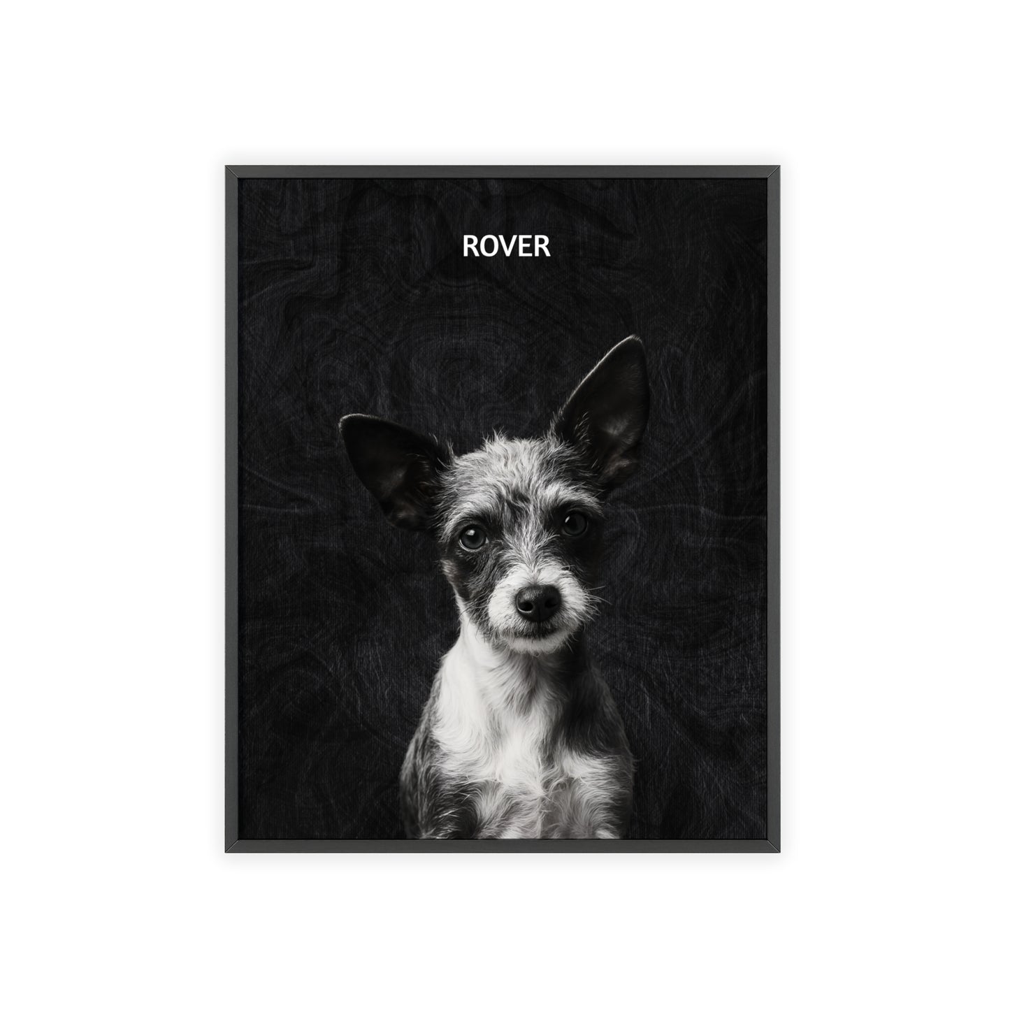 Personalized Pet Wall Art with Wooden Frame, Custom Dog Portrait, Home Decor for Animal Lovers, Gifts for Dog Owners, Unique Dog Artwork