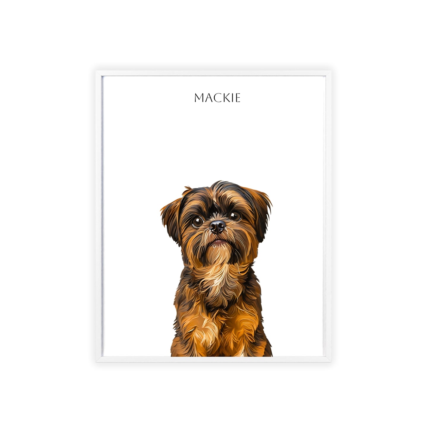 Custom Oil Paint Pet Poster