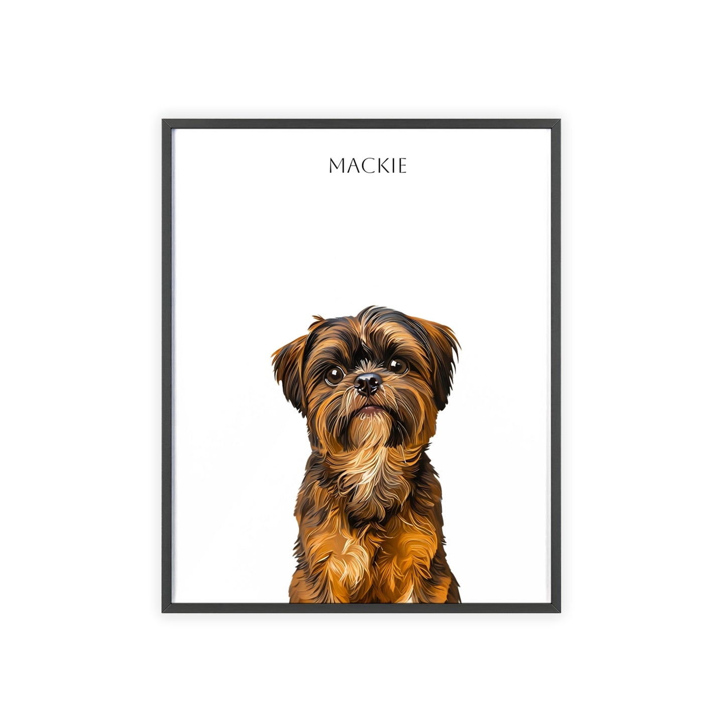 Custom Oil Paint Pet Poster