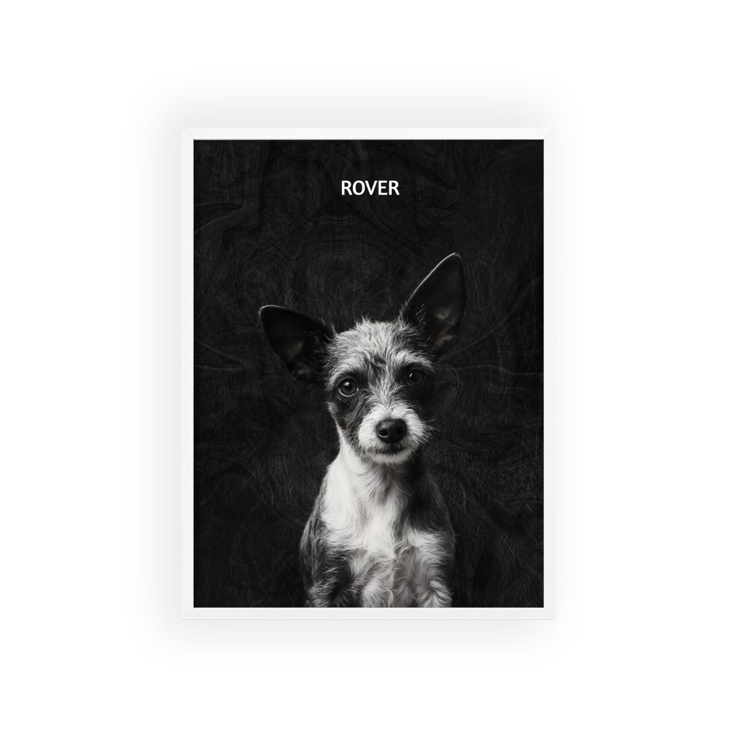 Personalized Pet Wall Art with Wooden Frame, Custom Dog Portrait, Home Decor for Animal Lovers, Gifts for Dog Owners, Unique Dog Artwork