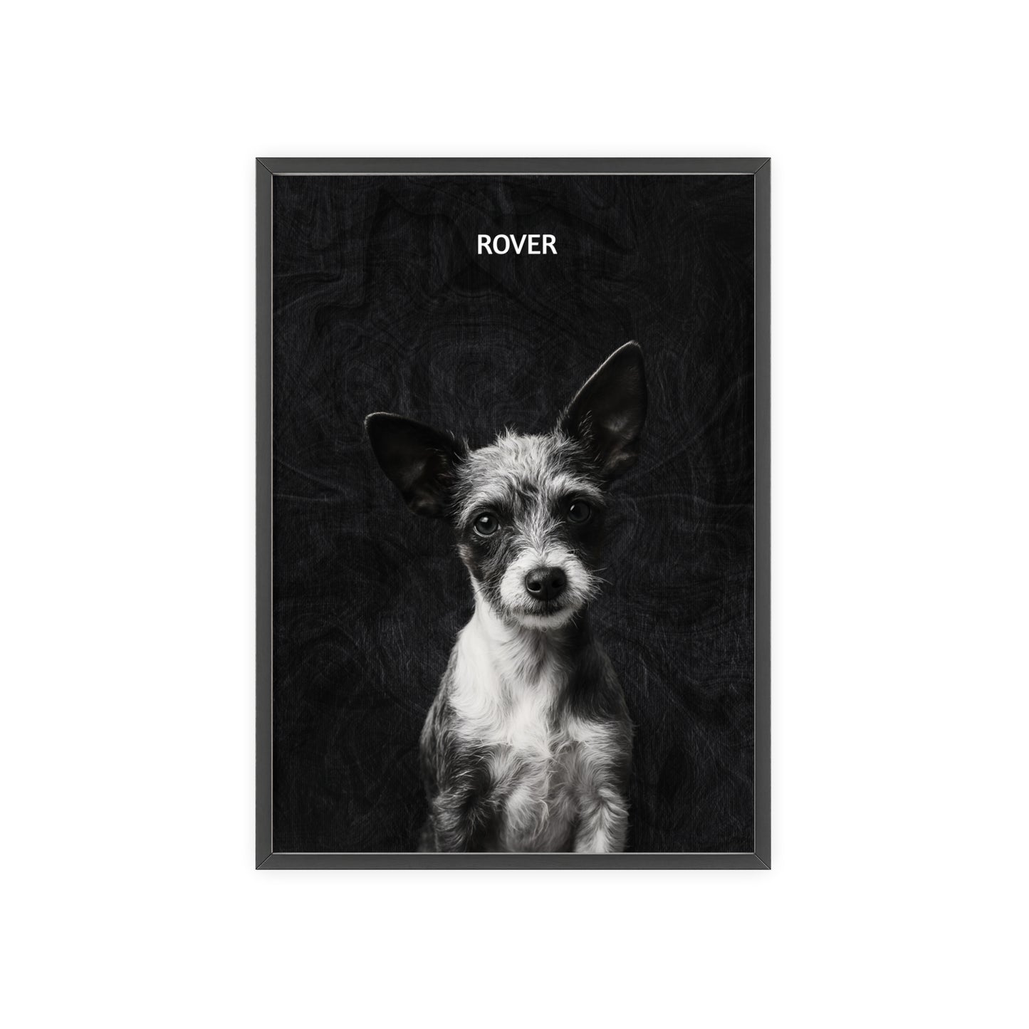 Personalized Pet Wall Art with Wooden Frame, Custom Dog Portrait, Home Decor for Animal Lovers, Gifts for Dog Owners, Unique Dog Artwork