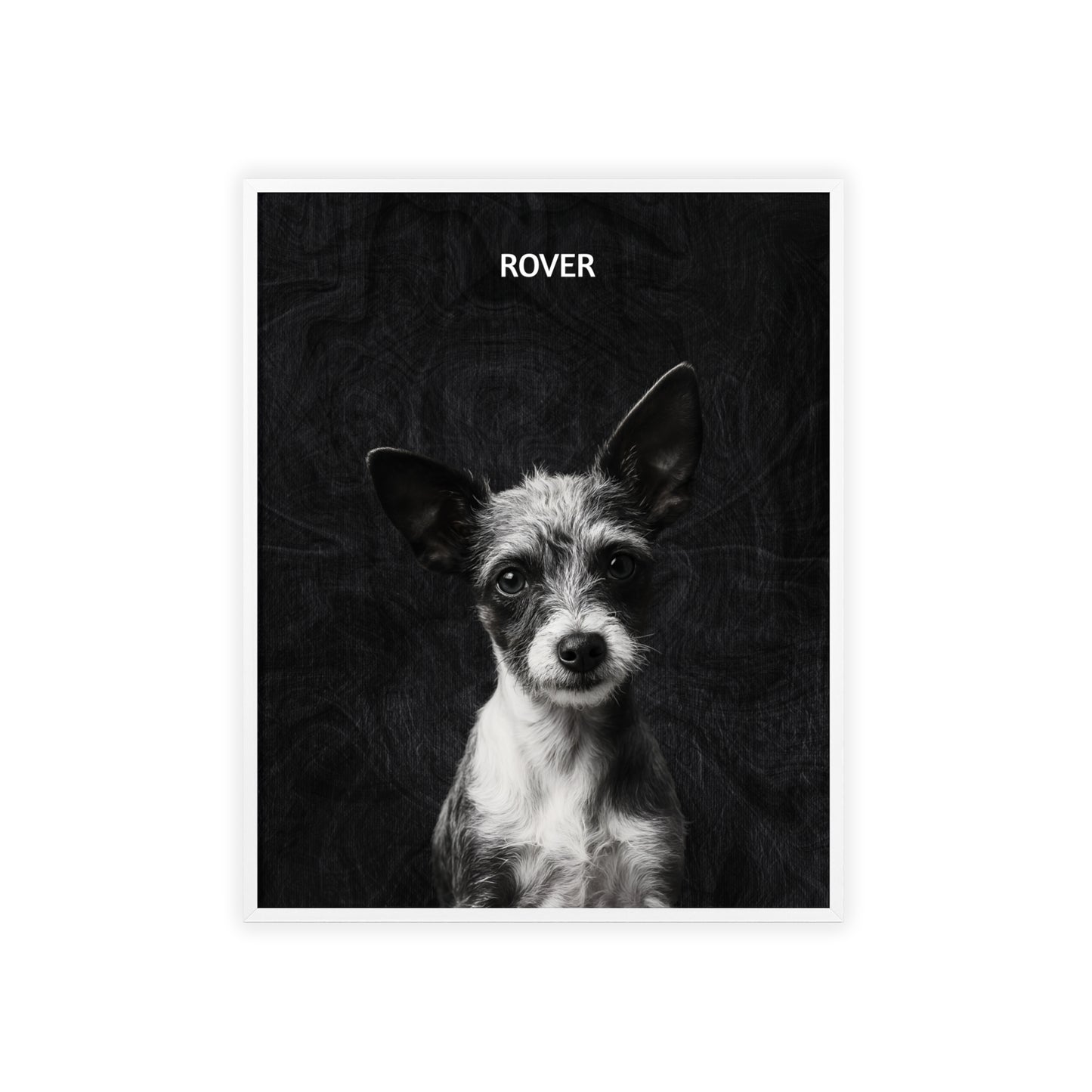 Personalized Pet Wall Art with Wooden Frame, Custom Dog Portrait, Home Decor for Animal Lovers, Gifts for Dog Owners, Unique Dog Artwork