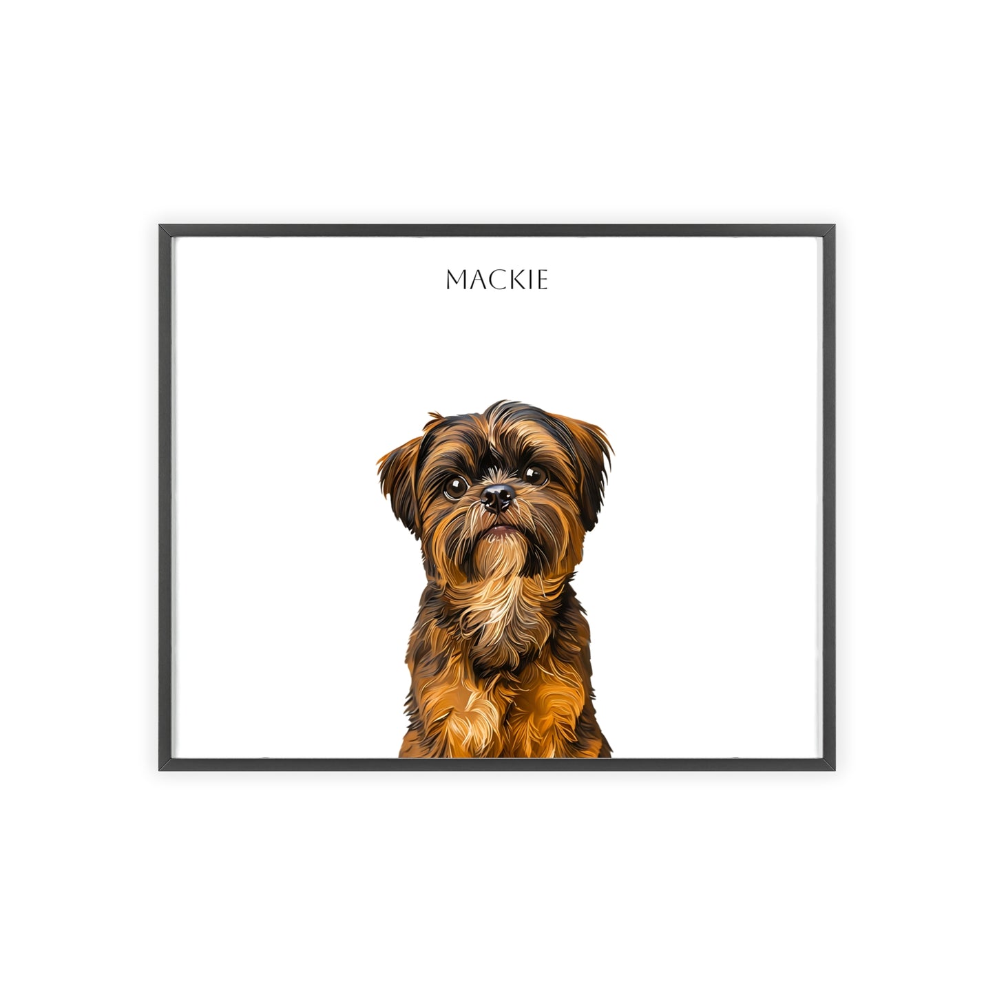 Custom Oil Paint Pet Poster