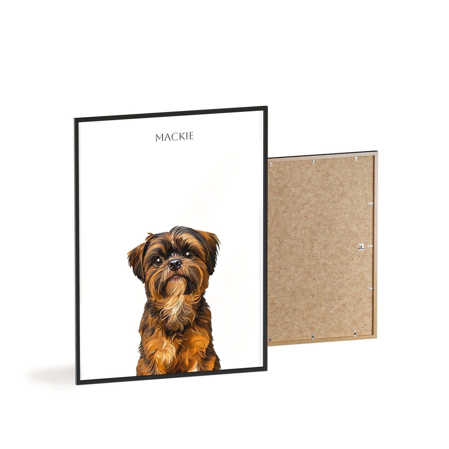 Custom Oil Paint Pet Poster